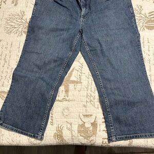 Harley Davidson Blue Denim Capris